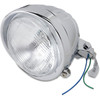 Drag Specialties - Headlight with Visor 5-3/4" - Grooved