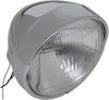 Headlight with Visor 6-1/2" - Grooved