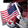 Ciro #70600 - LED Flagpole - U.S. Flag - Chrome