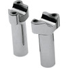 Drag Specialties - Buffalo Billet Aluminum Handlebar Risers - 4-1/2" - Chrome