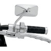 Drag Specialties - Mirror - Side View - Rectangle - Chrome - Each