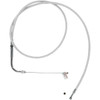 Magnum Shielding #3325 - Sterling Chromite II® Braided Throttle Cable for Harley-Davidson - 30-3/4"