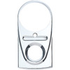 Joker Machine #04-21S - Tear Drop Upper Dash Cover - Smooth - Chrome