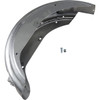 Drag Specialties - Rear Fender - Raw Steel - '73-'85 FX
