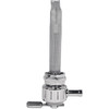 Pingel #6311-CG - Round Fuel Valve - Grooved Chrome - 22 mm
