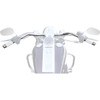 LA Choppers #LA-7303-01 - 1-1/4" Big Johnson FL Handlebar - Dimpled - Chrome