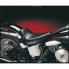 LE Pera #LN-007 - Bare Bones Solo Seat - Smooth - Black - FL/FX '84-'99