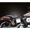LE Pera #LNU-861 - Silhouette Up-Front Seat - Full-Length - Smooth - Black - FXD '96-'03