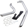 Vance & Hines #17219 - Shortshots Staggered Exhaust System - Chrome