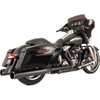 S&S Cycle #550-0700C - El Dorado Dual Exhaust System - Black - Black Thruster