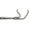 S&S Cycle #550-1000 - 2-into-1 Diamondback Exhaust System - Stainless Steel - Race Only