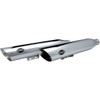 S&S Cycle #550-0739 - Slash-Cut Slip-On Mufflers - Race - Chrome - FLHC