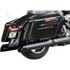 S&S Cycle #550-1010 - 4-1/2" Black MK45 Cutlass Performance Mufflers
