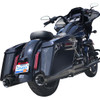 S&S Cycle #550-0830 - Shadow Muffler Kit - Black - '99-'08 FL