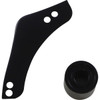 Arlen Ness #600-054 - Replacement Breather Bolt Cover Plate - Inverted/Method/Clear Tear/Sidekick - Right - Black