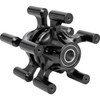 Arlen Ness #71-660 - Spider Hub - Dual Disc - Front - Black