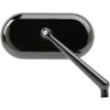 Arlen Ness #13-172 - Mirror - Side View - Oval - Black - Right