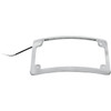 Custom Dynamics #LPF-RAD-C-LP - LED License Plate Frame - Chrome