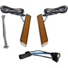 Custom Dynamics #CD-FORK-SS6-AC - LED Fork Light - Amber - Chrome