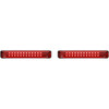 Custom Dynamics #PB-SBSEQ-SS6-CR - Saddlebag LED Lights - Sequential - Chrome/Red