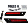 Custom Dynamics #CD-SBL-BCM-RB - Latch Light - Saddlebag - Red - Black