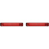 Custom Dynamics #PB-SBSEQ-BCM4BR - Saddlebag LED Lights - Sequential - Black/Red