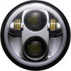 Custom Dynamics #PG-575-C - ProGLOW™ 5-3/4" Headlamp - with Mounting Ring - Chrome