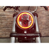 Custom Dynamics #PG-575-C - ProGLOW™ 5-3/4" Headlamp - with Mounting Ring - Chrome