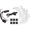 Custom Dynamics #CD-SB-SIDE-RC - LED Saddlebag Light - Red - Chrome