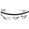 Custom Dynamics #CD-WT2-01-B - Windshield Trim - Black