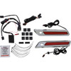 Custom Dynamics #CD-SBL-DC-RC - Latch Light - Saddlebag - Dual Color - Red - Chrome