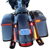 Custom Dynamics #CD-FASCIADCSS6C - Panel Lights - Chrome - Smoke Lens