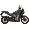 Bassani Xhaust #1P187SSB - 4" Stainless Steel Slip-On Exhaust - Black