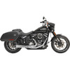 Bassani Xhaust #1S81R - 2-into-1 Road Rage Exhaust System - Chrome