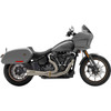 Bassani Xhaust #1S74SS - The Ripper Short Road Rage 2-into-1 Exhaust System - Stainless Steel