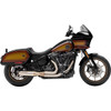 Bassani Xhaust #1S78SS - 2-into-1 Stainless Exhaust System with 4" Super Bike Muffler