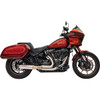 Bassani Xhaust #1S78SS - 2-into-1 Stainless Exhaust System with 4" Super Bike Muffler
