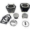 Revolution Performance, LLC #RP201-616W - Cylinder Kit - 143" - Black with Highlighted Fins - 114"/117" M8