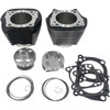 Revolution Performance, LLC #RP201-601W - Cylinder Kit - 124" - Big Bore - Black with Highlighted Fins - 107" M8
