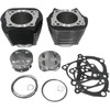 Revolution Performance, LLC #RP201-606W - Cylinder Kit - 128" - Big Bore - Black with Highlighted Fins - 114"/117" M8