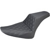Saddlemen #812-26-172 - Step-Up Seat - Front Lattice Stitch - Black - FLS