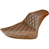 Saddlemen #812-26-172BR - Step-Up Seat - Front Lattice Stitch - Brown - FLS