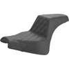 Saddlemen #818-28-175 - Step-Up Seat - Full Lattice Stitch - Black