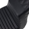 Saddlemen #813-27-176 - Step-Up Seat - Front Tuck-n-Roll/Rear Lattice Stitch - Black