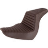 Saddlemen #818-29-176BR - Step-Up Seat - Front Tuck-n-Roll/Rear Lattice Stitch - Brown