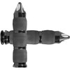 Avon Grips #IN-TO-AIR-90A-S - Spike Air Cushioned Grips - Indian Touring - Black