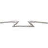 LA Choppers #LA-7310-00 - 1-1/4" Z-Bar Style Handlebar - Outlaw - 1-1/4" - Chrome