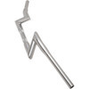 LA Choppers #LA-7310-00 - 1-1/4" Z-Bar Style Handlebar - Outlaw - 1-1/4" - Chrome
