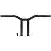 Burly Brand #B12-6051B - Dominator Handlebar - Raked - 10" - Black