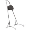 Burly Brand #B13-1505C - 20" Tall Sissy Bar - Chrome - HD Dyna